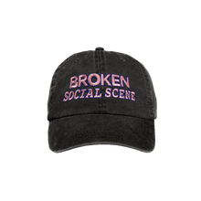 Load image into Gallery viewer, Pink Embroidered Logo Dad Hat - Charcoal
